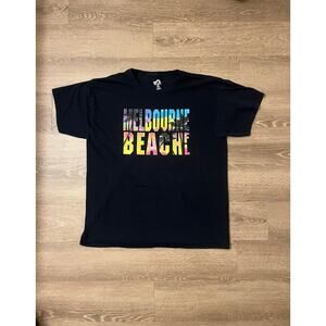 Black Melbourne Beach T-shirt #beachvibes